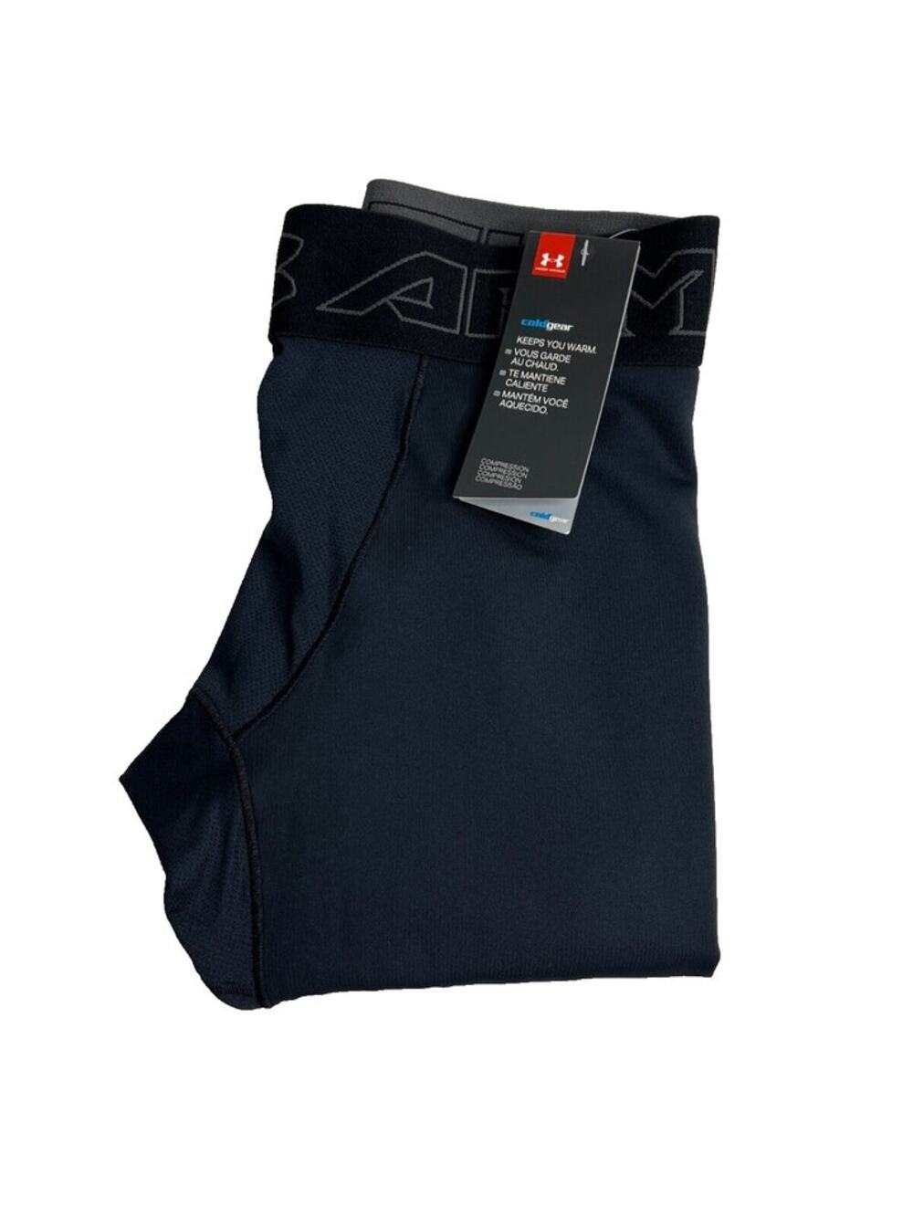 1-95 UNDER ARMOUR Men's NWT $50 Compression Pants Cold Gear Black Small